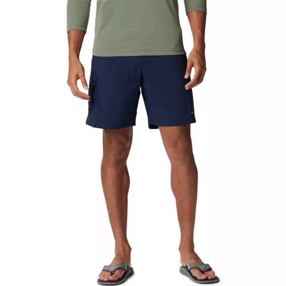 NWT Columbia PFG UPF 50 Omni-Shade Blue Bahama Shorts 6" Inseam Outdoor SZ XL - Picture 1 of 8